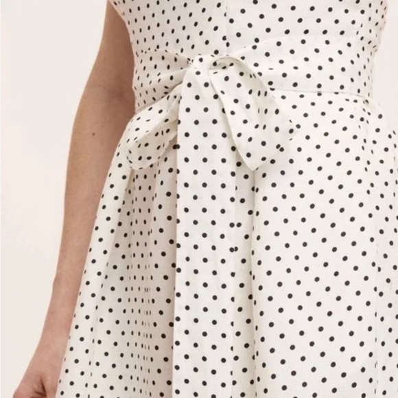 Kate Spade x Target Summer White Polka Dot Dress. Size Small. - Picture 3 of 4